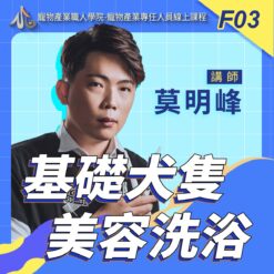 F03基礎犬隻美容洗浴