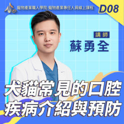 D08犬貓常見口腔疾病介紹與預防