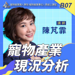 B07寵物產業現況分析