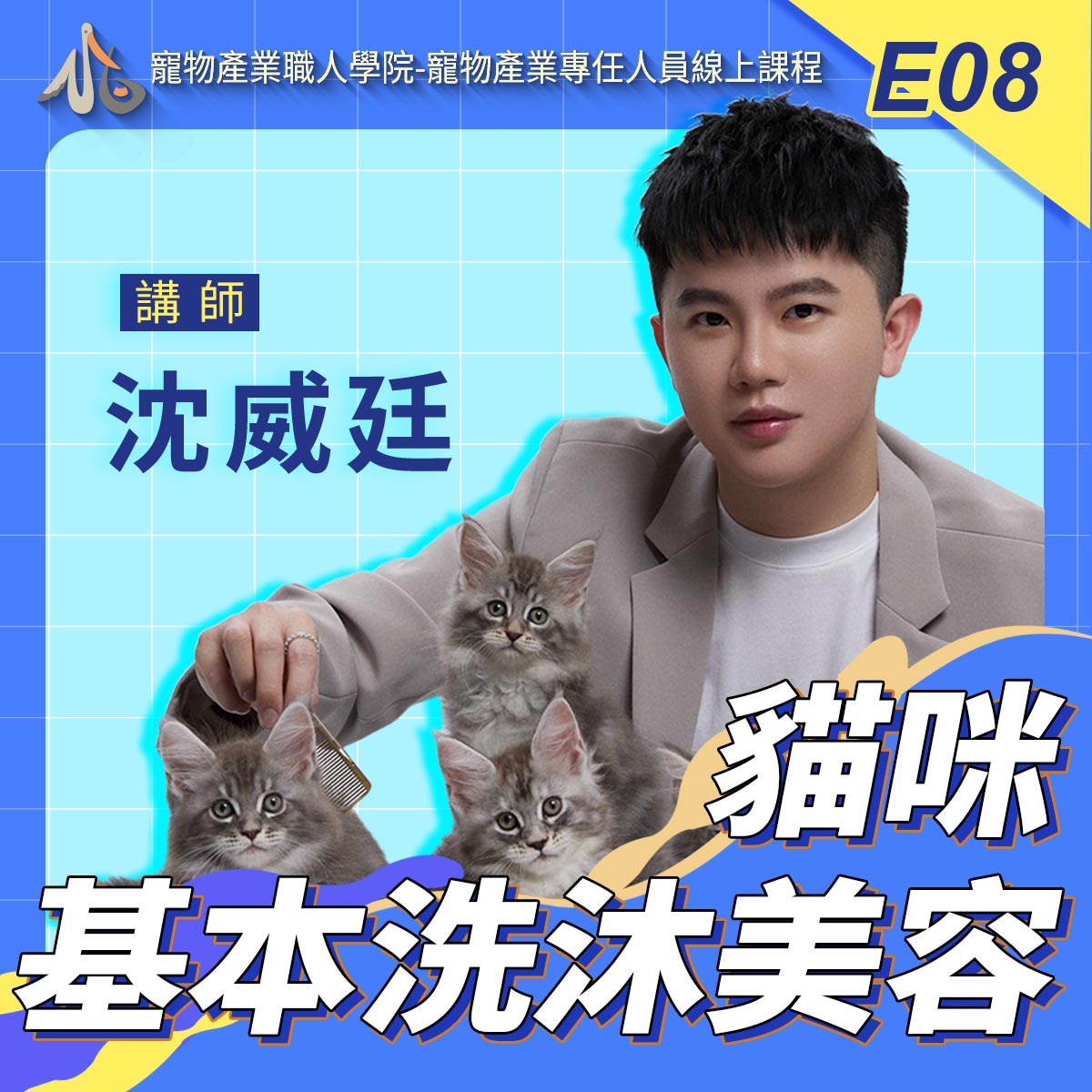 E08貓咪基本洗沐美容
